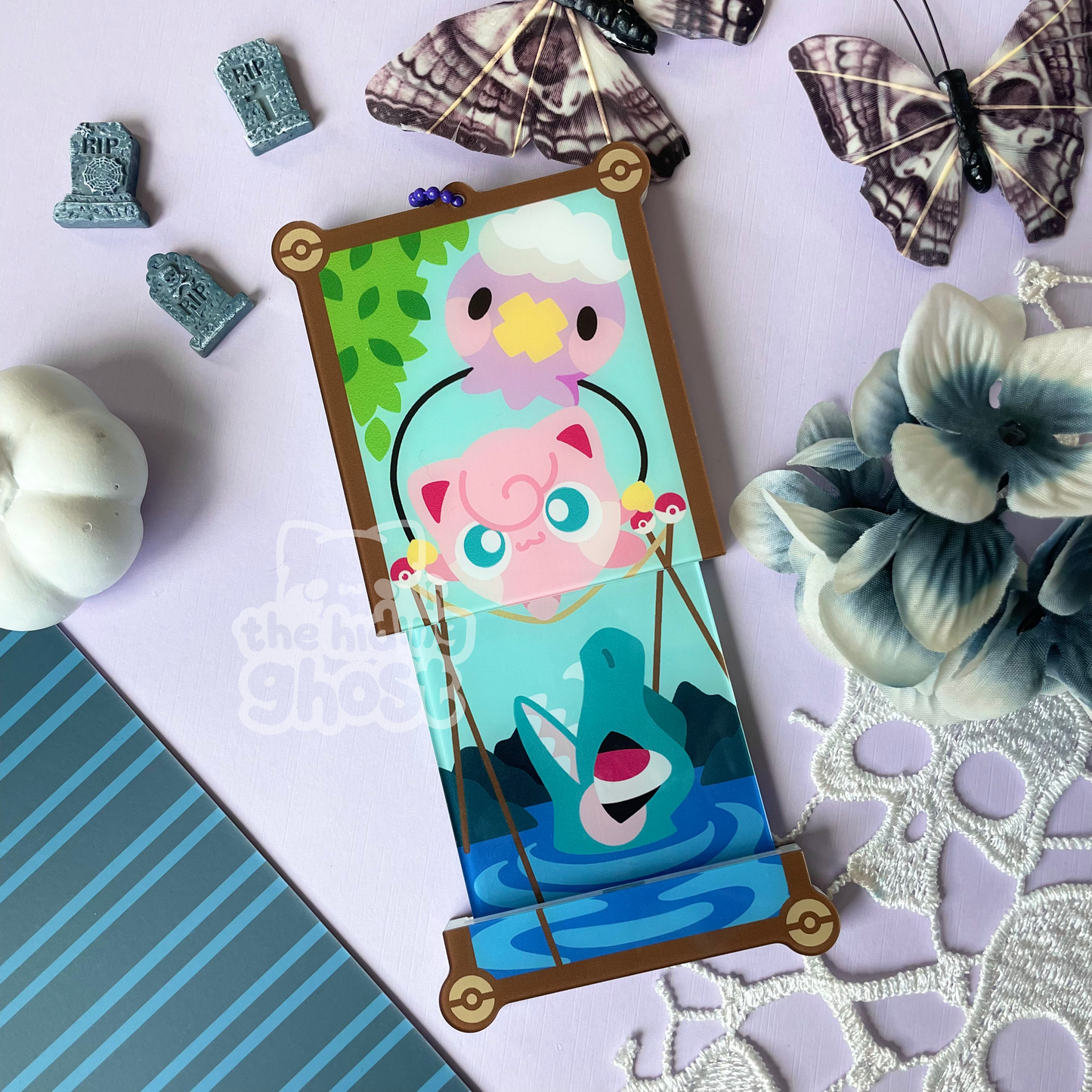Poke-Stretching Portrait Openable Acrylic Keychain