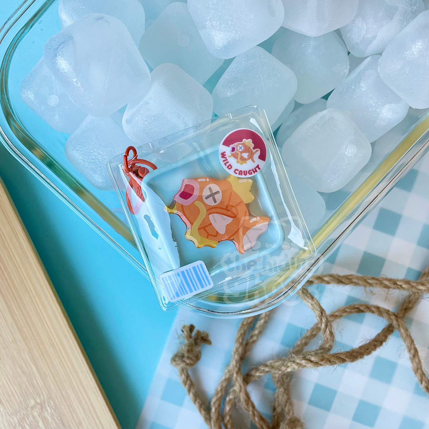 Poke-Fish Packaging Keychain