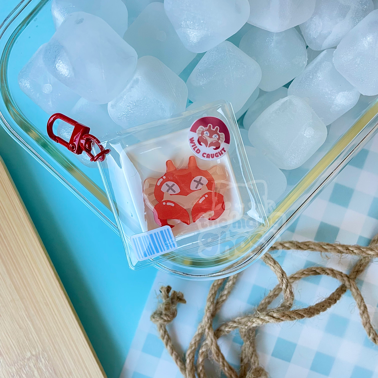 Poke-Fish Packaging Keychain