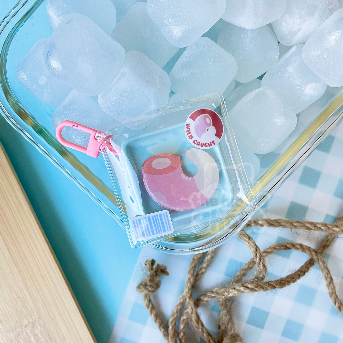 Poke-Fish Packaging Keychain