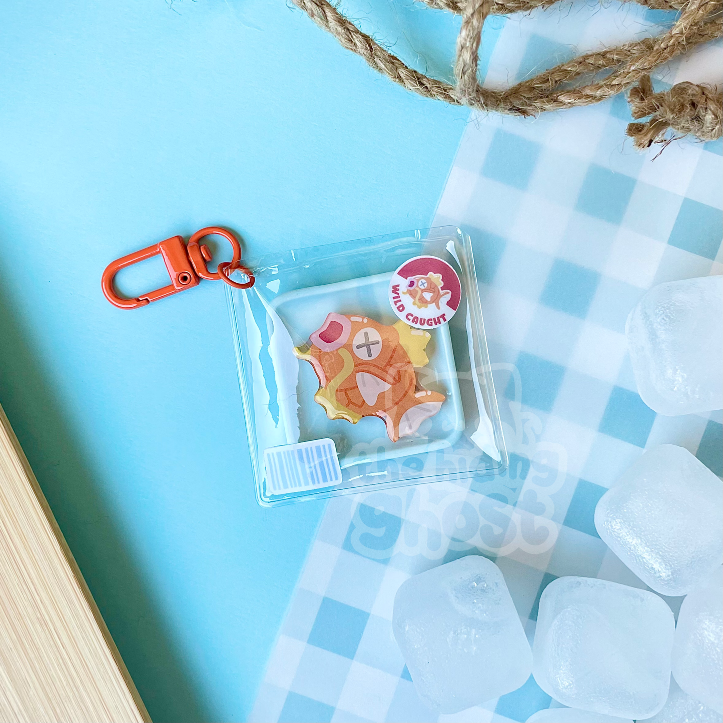 Poke-Fish Packaging Keychain