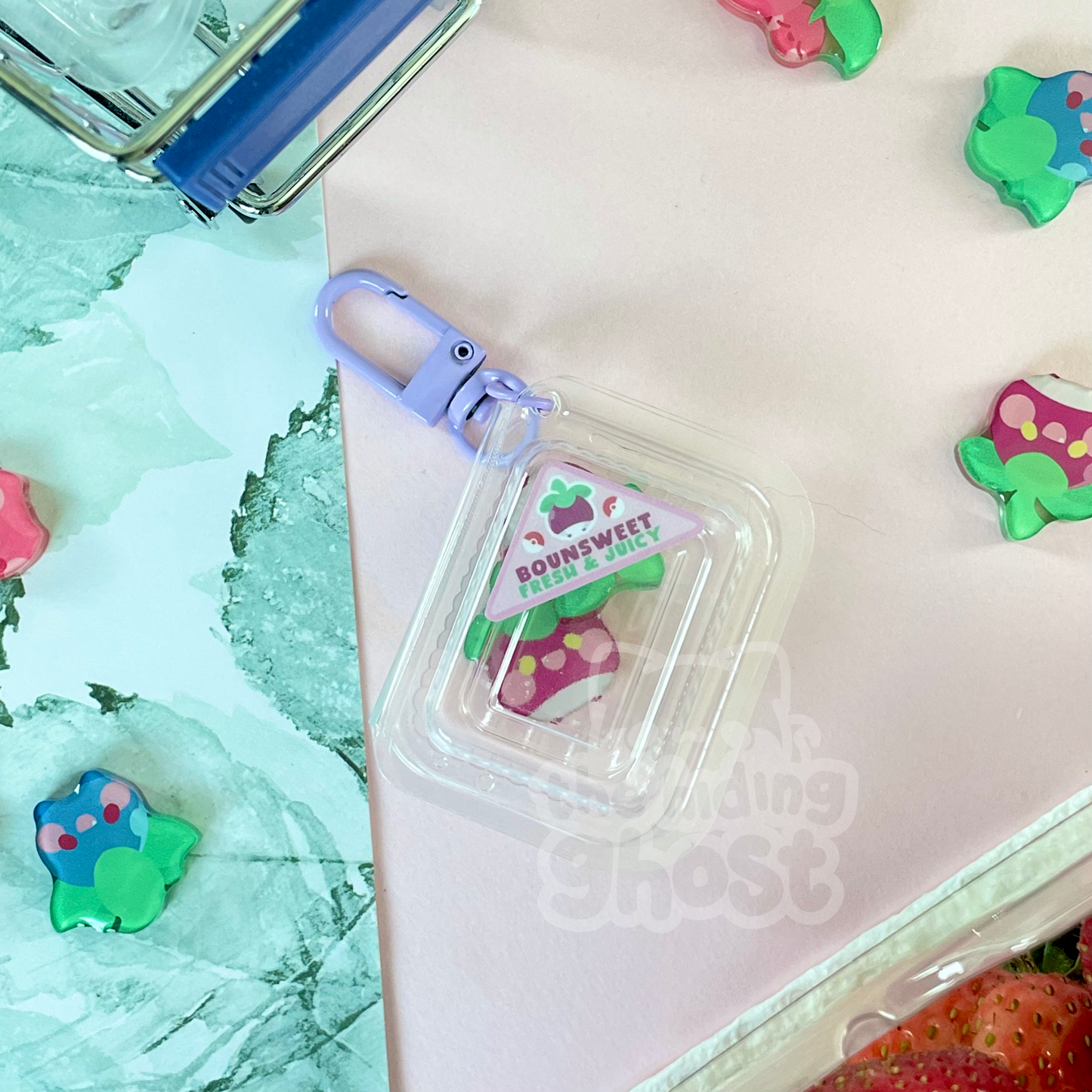 Poke-Fruit and Veggies Package Keychain