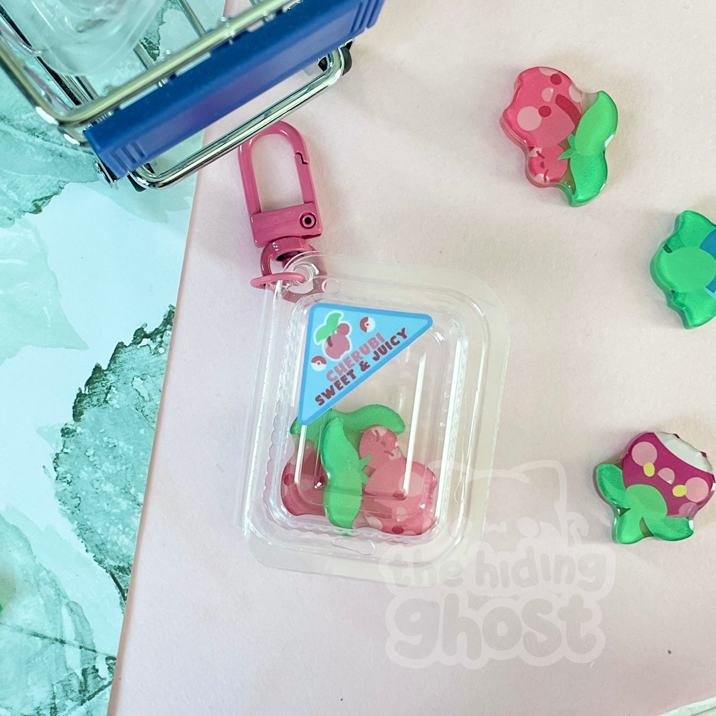 Poke-Fruit and Veggies Package Keychain