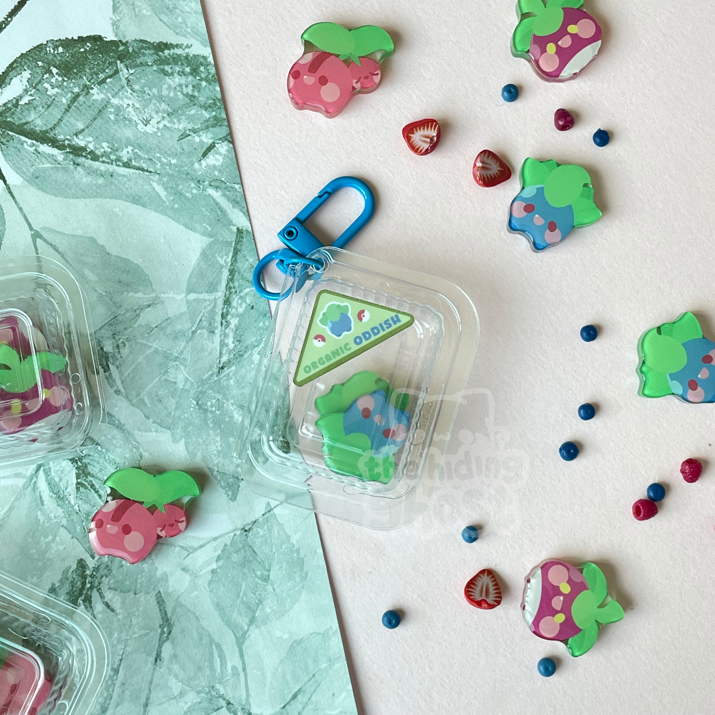 Poke-Fruit and Veggies Package Keychain