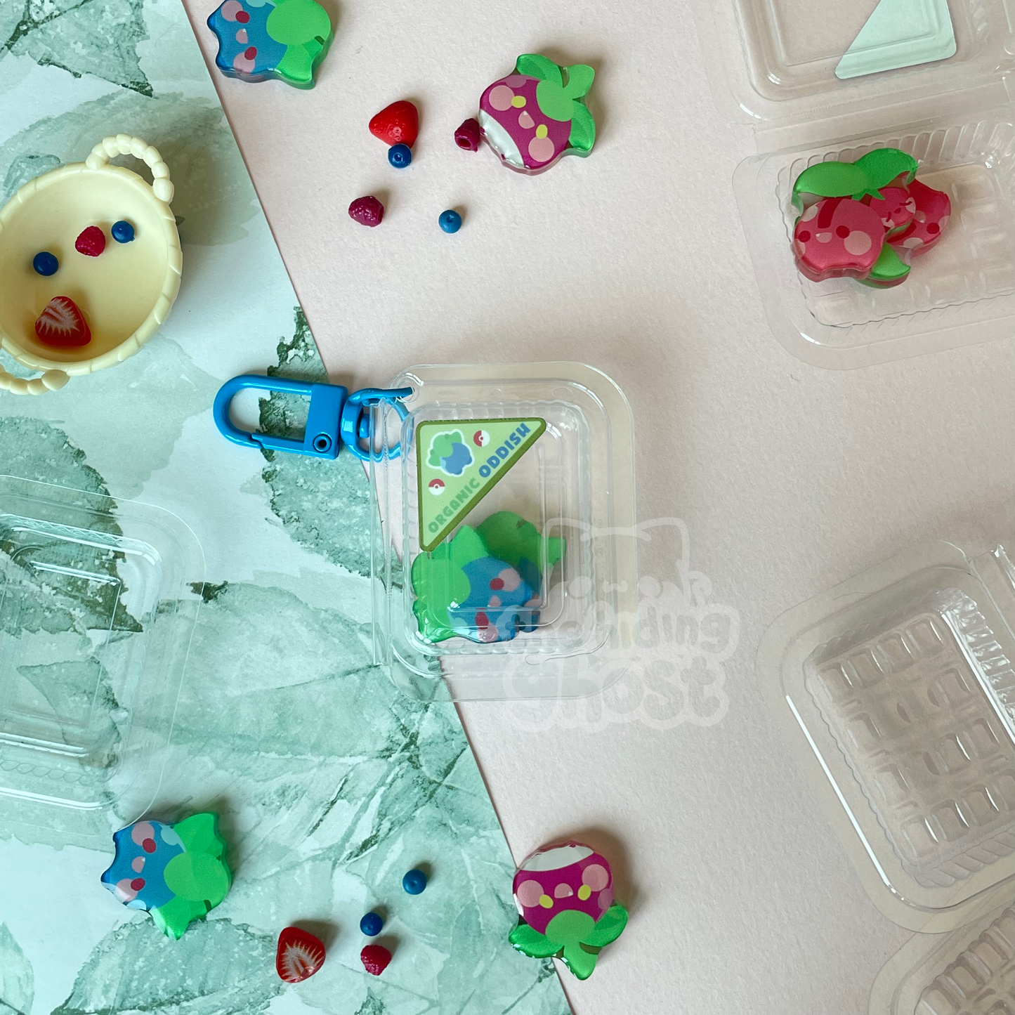 Poke-Fruit and Veggies Package Keychain