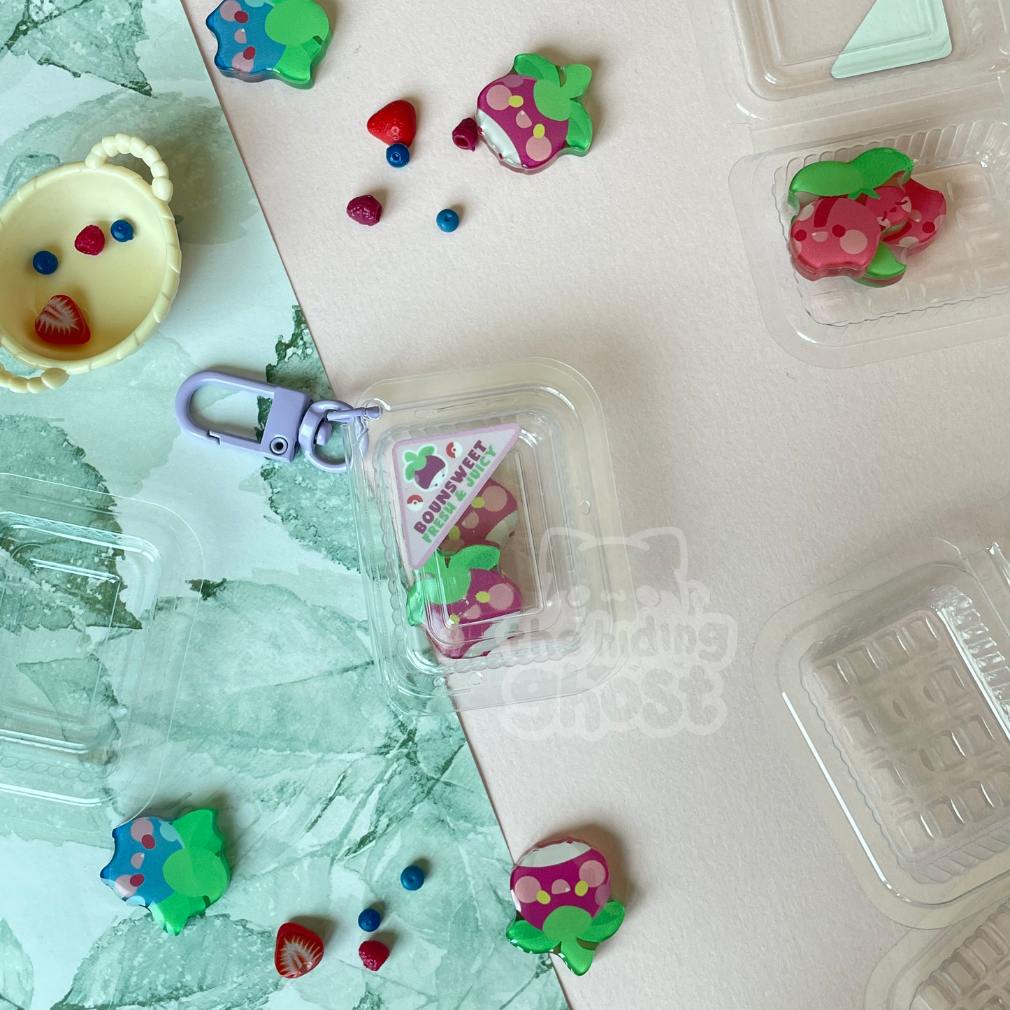 Poke-Fruit and Veggies Package Keychain