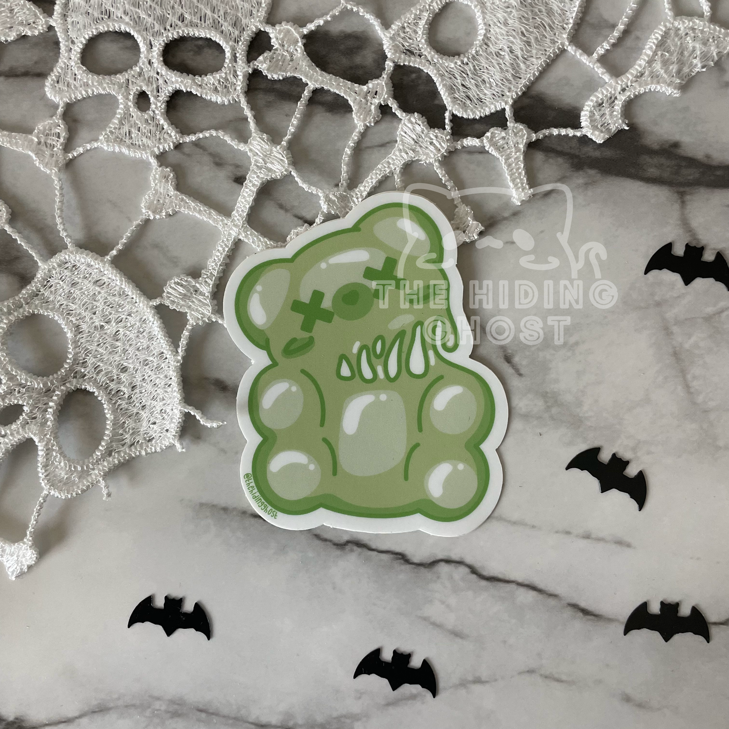 Spooky Gummy Bear Stickers