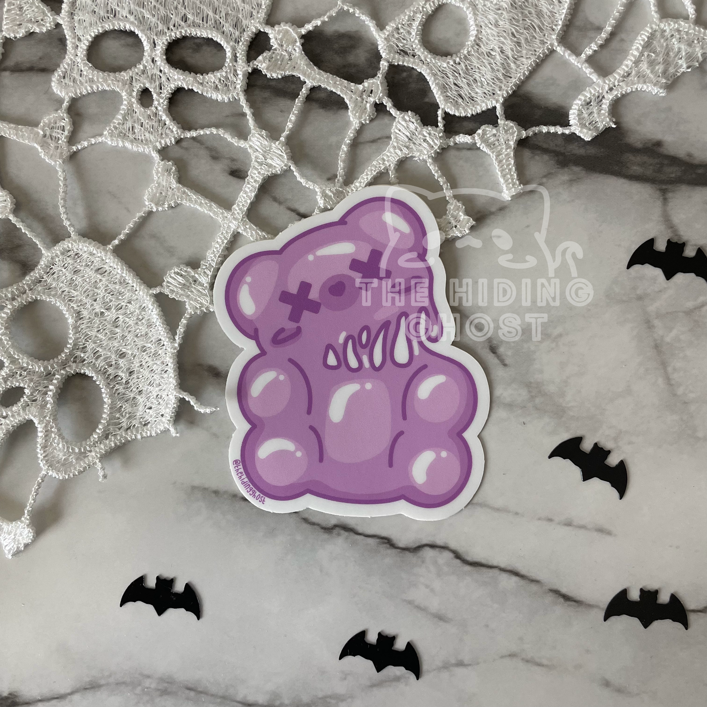 Spooky Gummy Bear Stickers