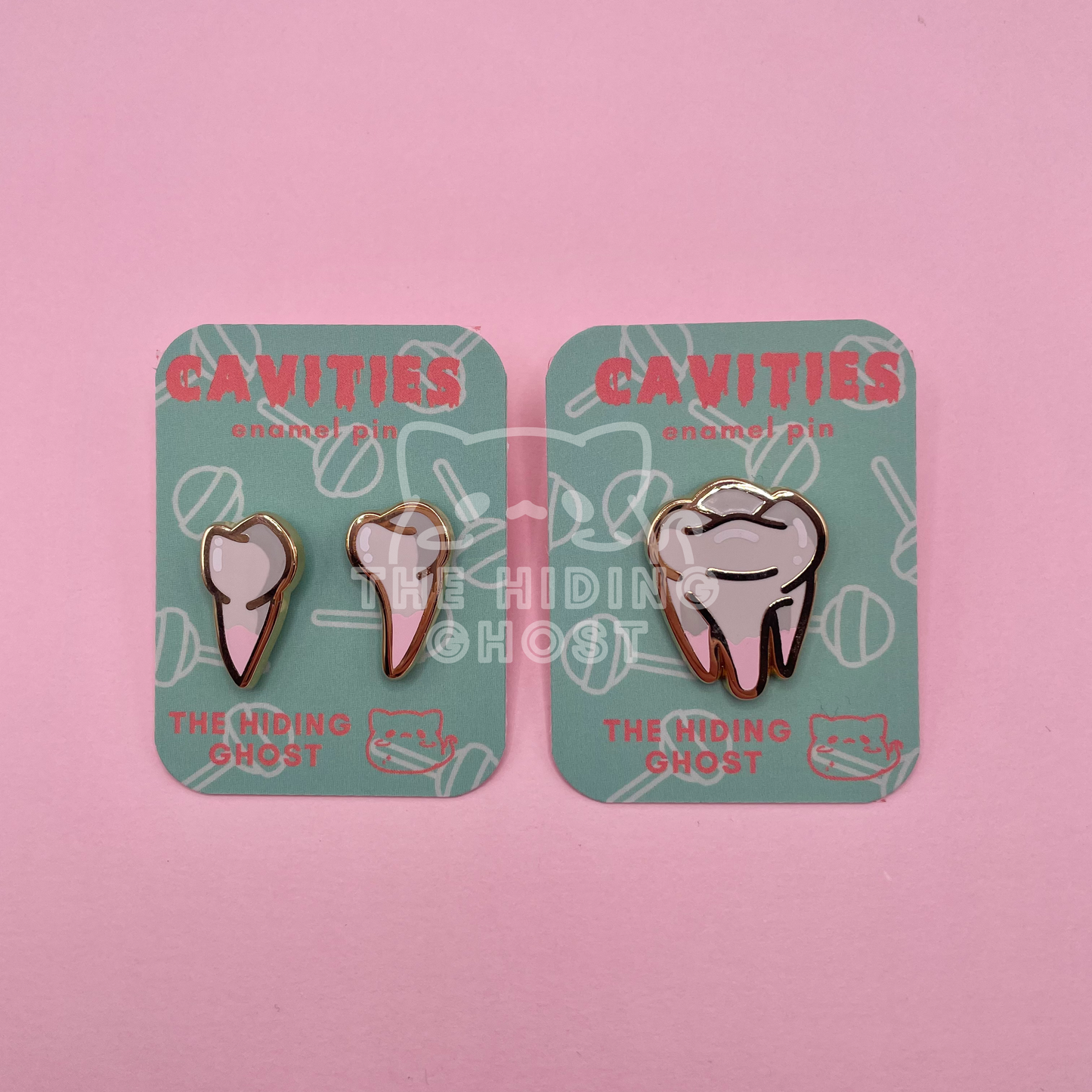 Cavities - Singles Filler Enamel Pin
