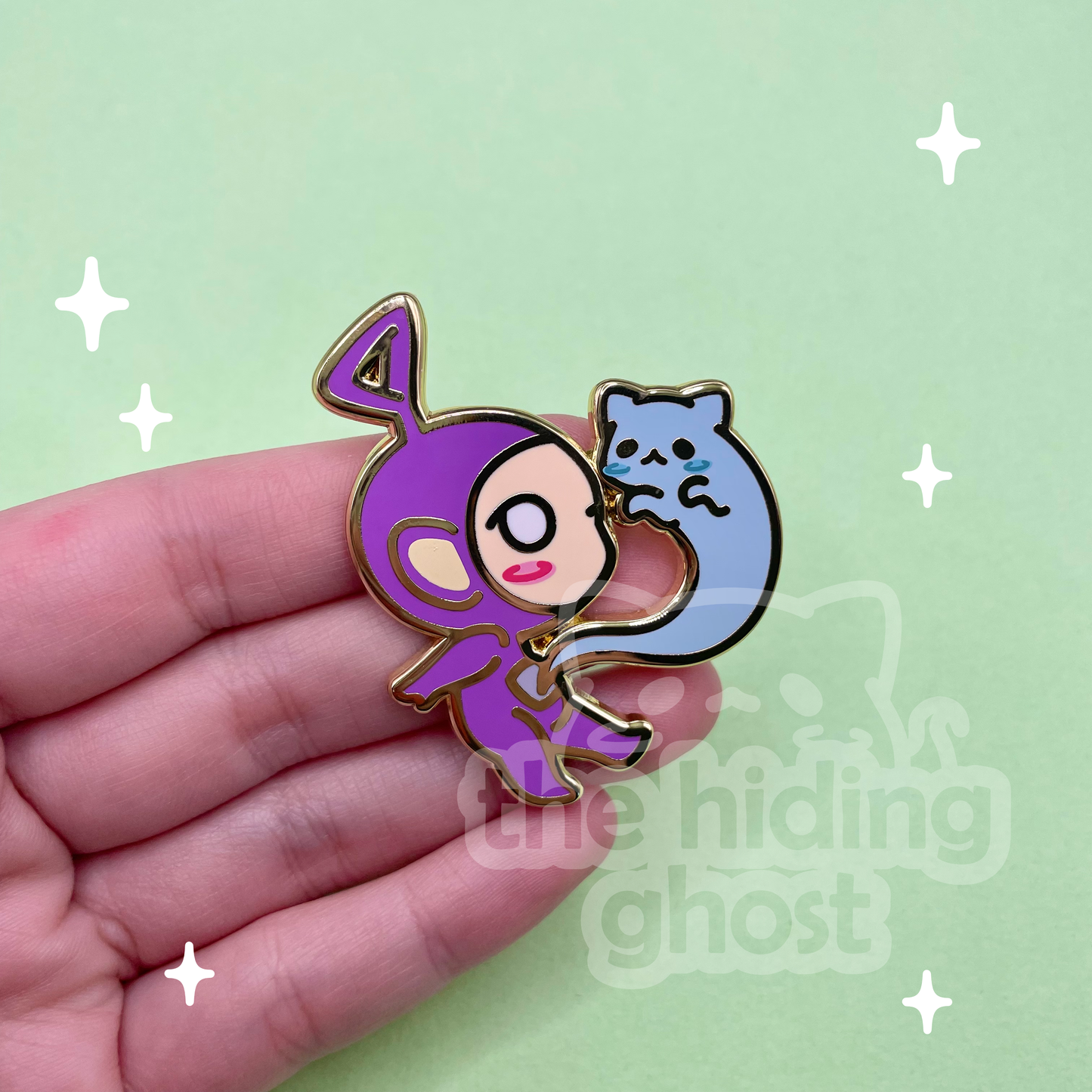 Purple Spookytubbies Enamel Pin