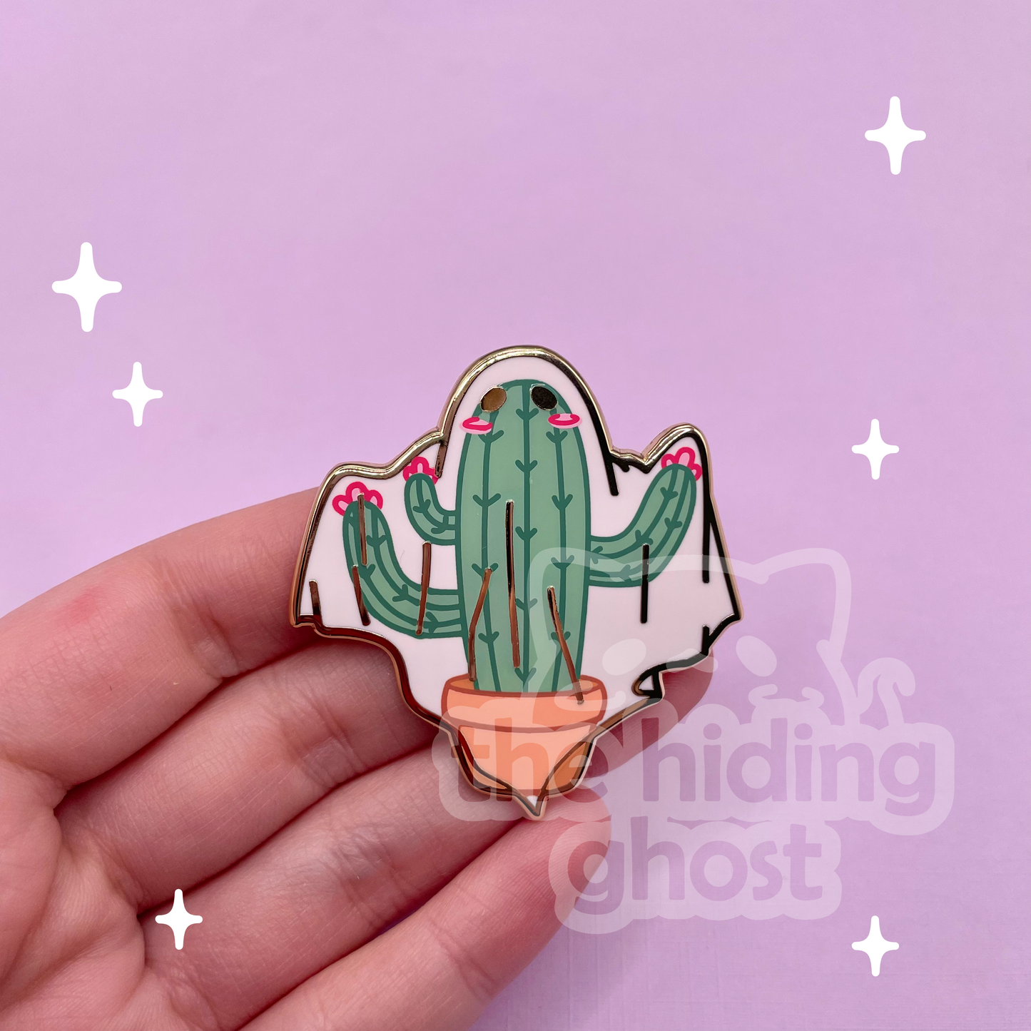 Deadly Plants Cactus Enamel Pin