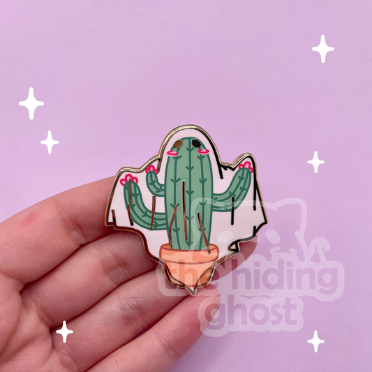 Deadly Plants Cactus Enamel Pin