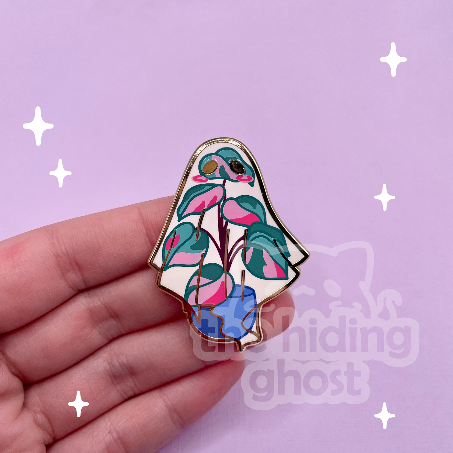 Deadly Plants Pink Princess Enamel Pin