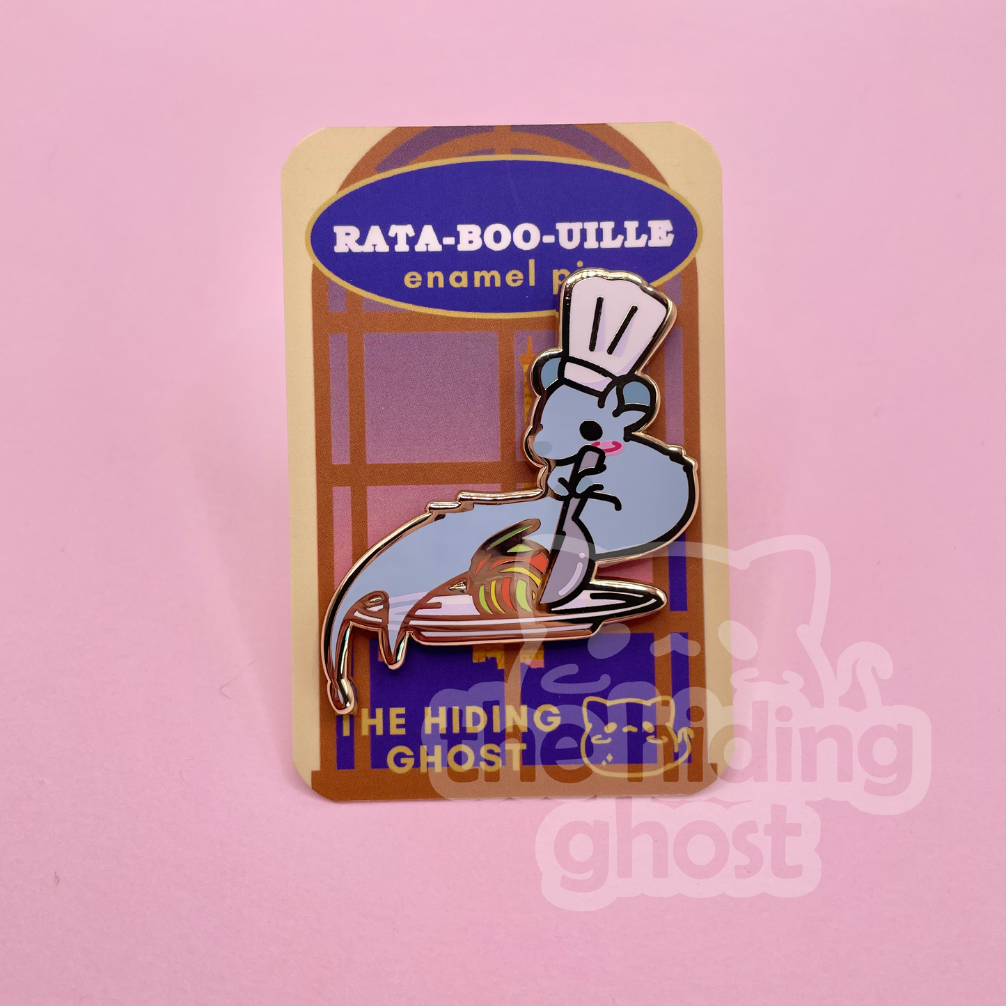 Ghost Remy Enamel Pin