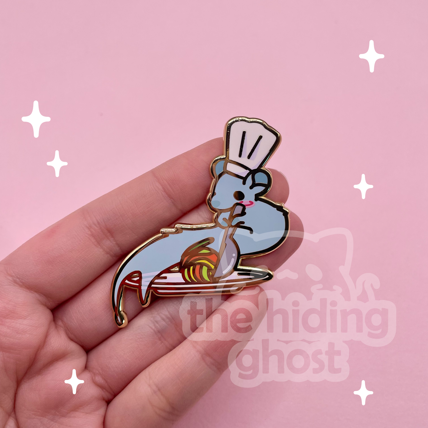 Ghost Remy Enamel Pin