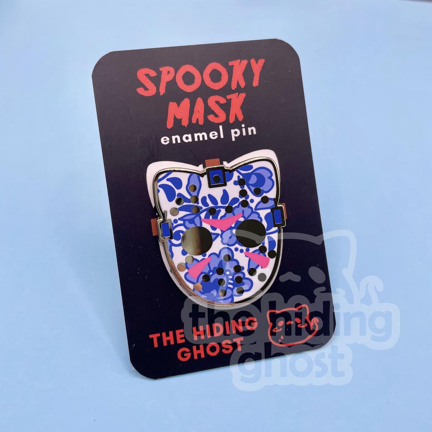 Jason Porcelain Mask Enamel Pin