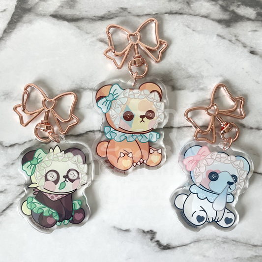 Lace PokeBear Acrylic Keychain
