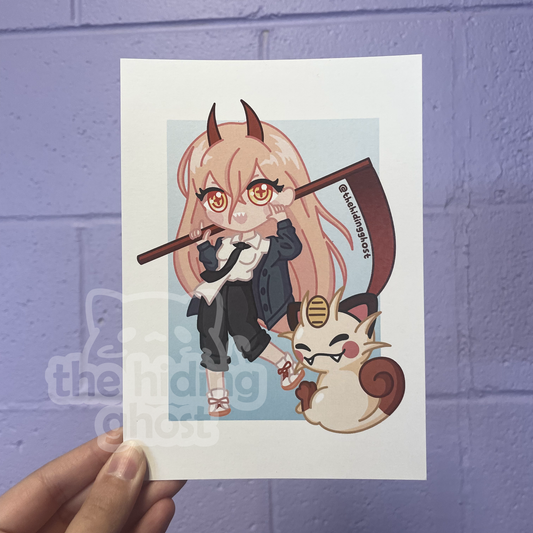 Power Meowth Print