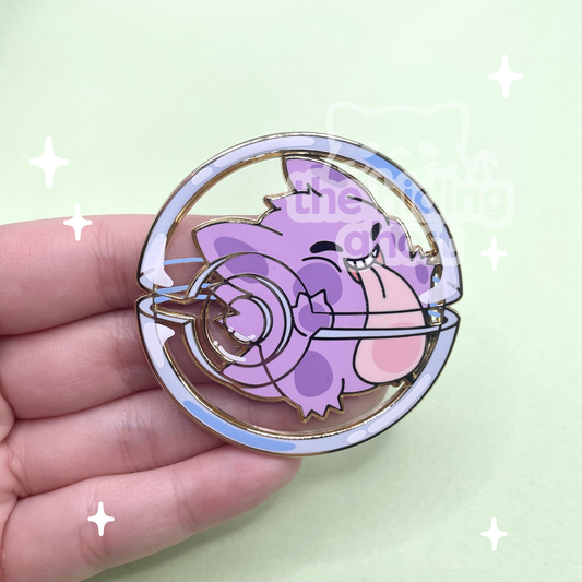 Spooky Monster Ball Enamel Pin