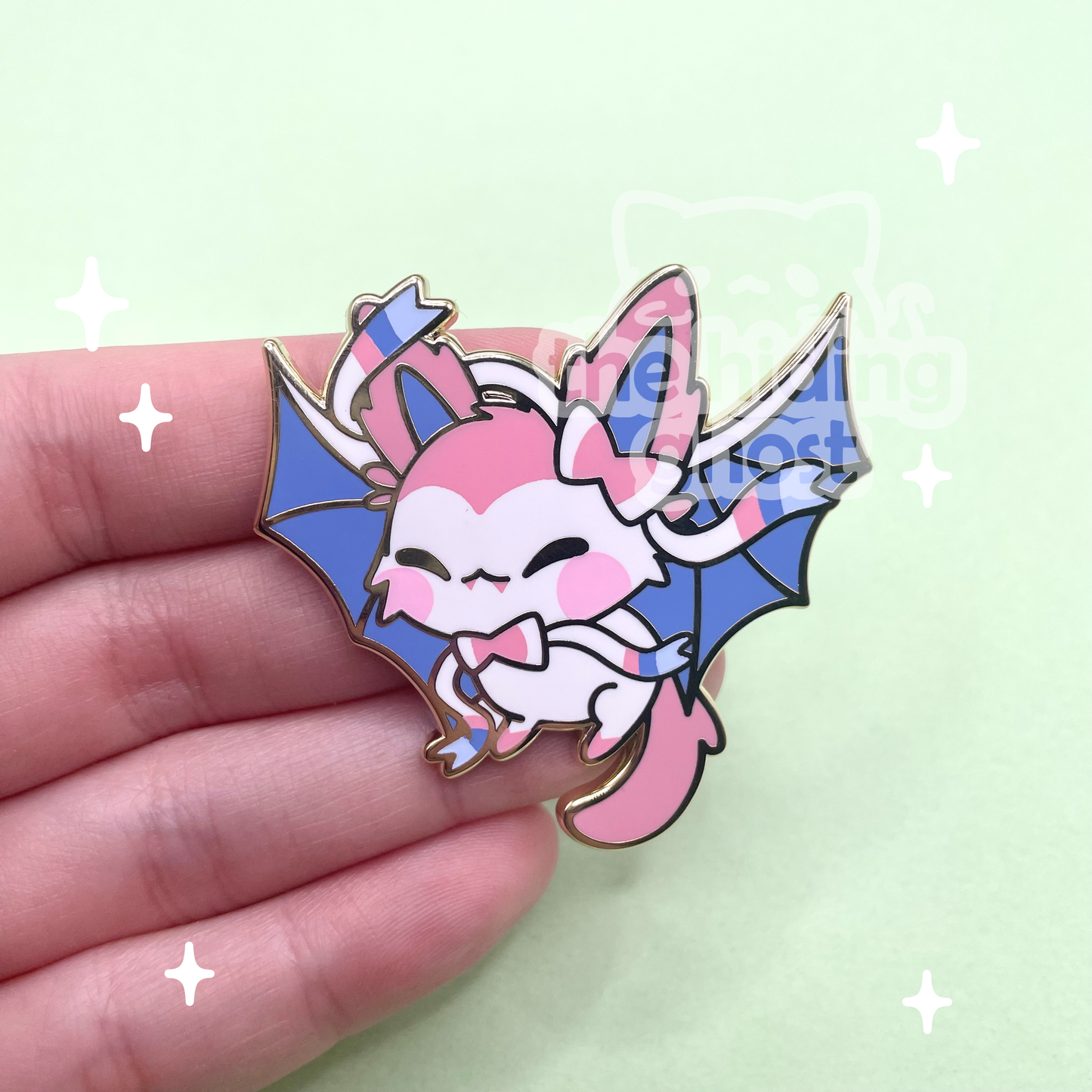 Bat Sylveon Enamel Pin