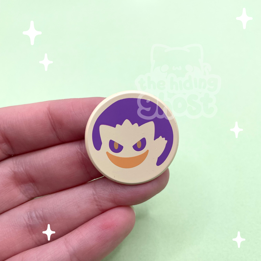 Gengar Cookie Dyed Metal Pin