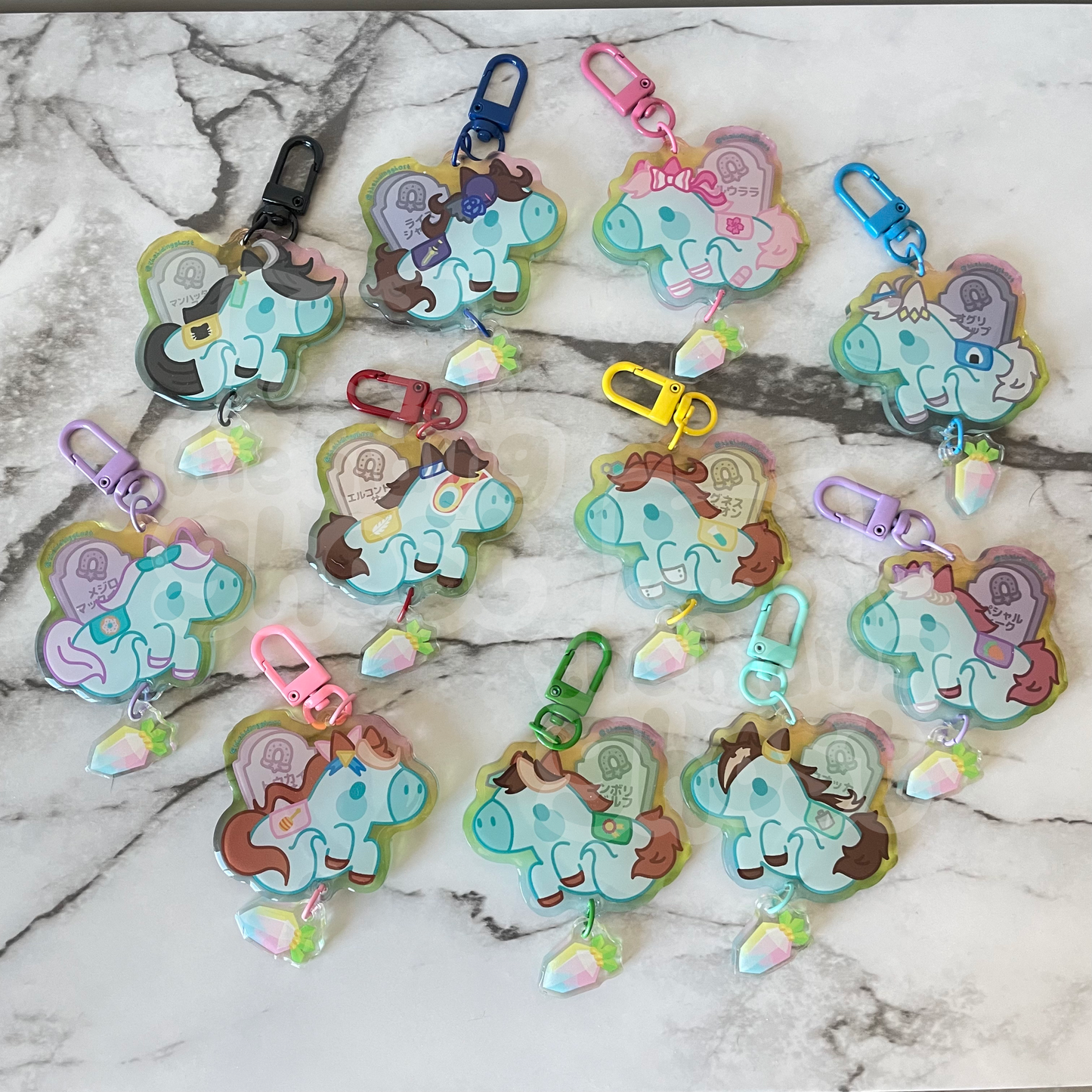 Ghost Umamusume Acrylic Keychain
