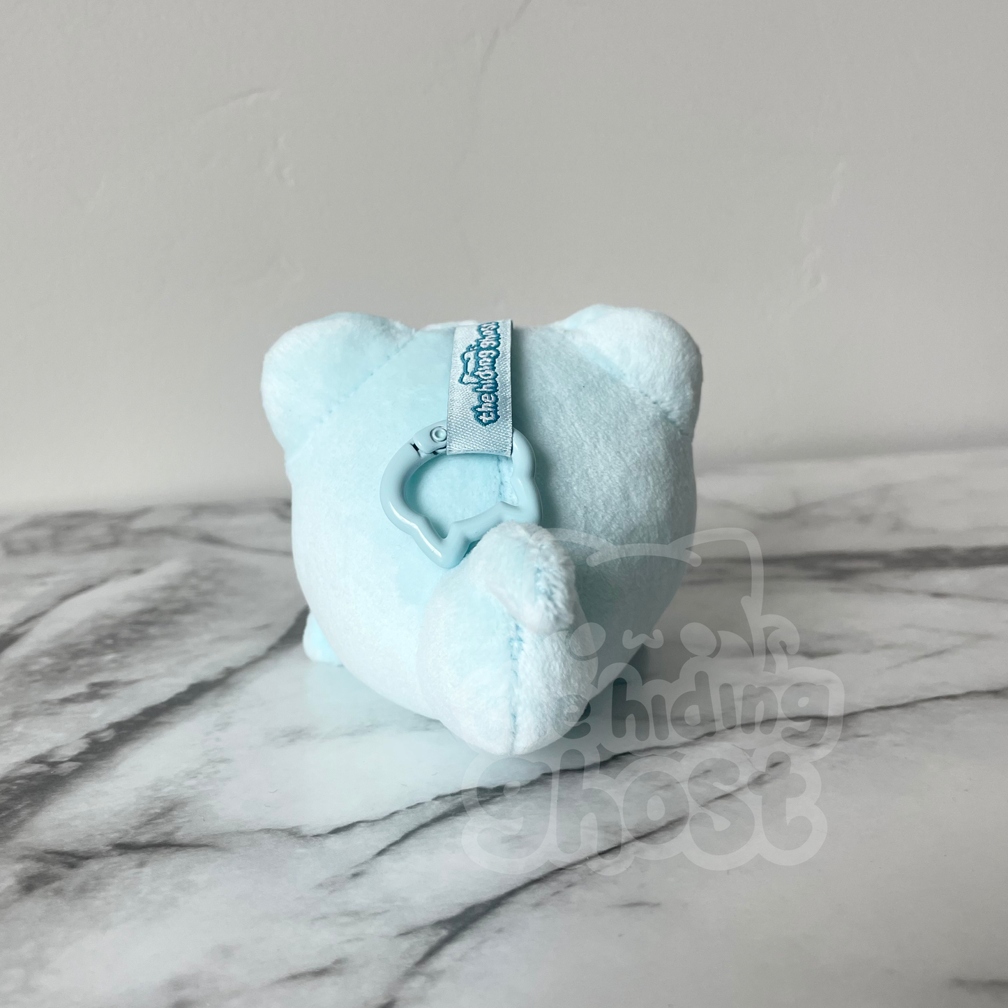 Cat Ghost Plush Keychain