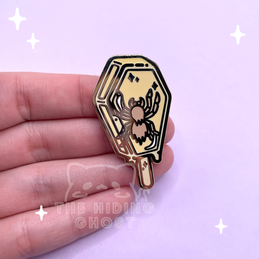 Spooky Popsicle Spider Enamel Pin