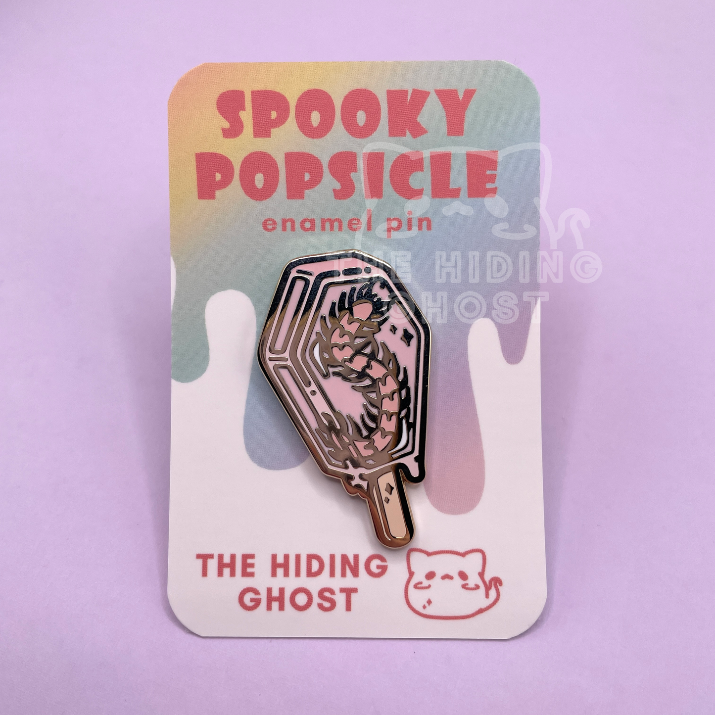 Spooky Popsicle Centipede Enamel Pin