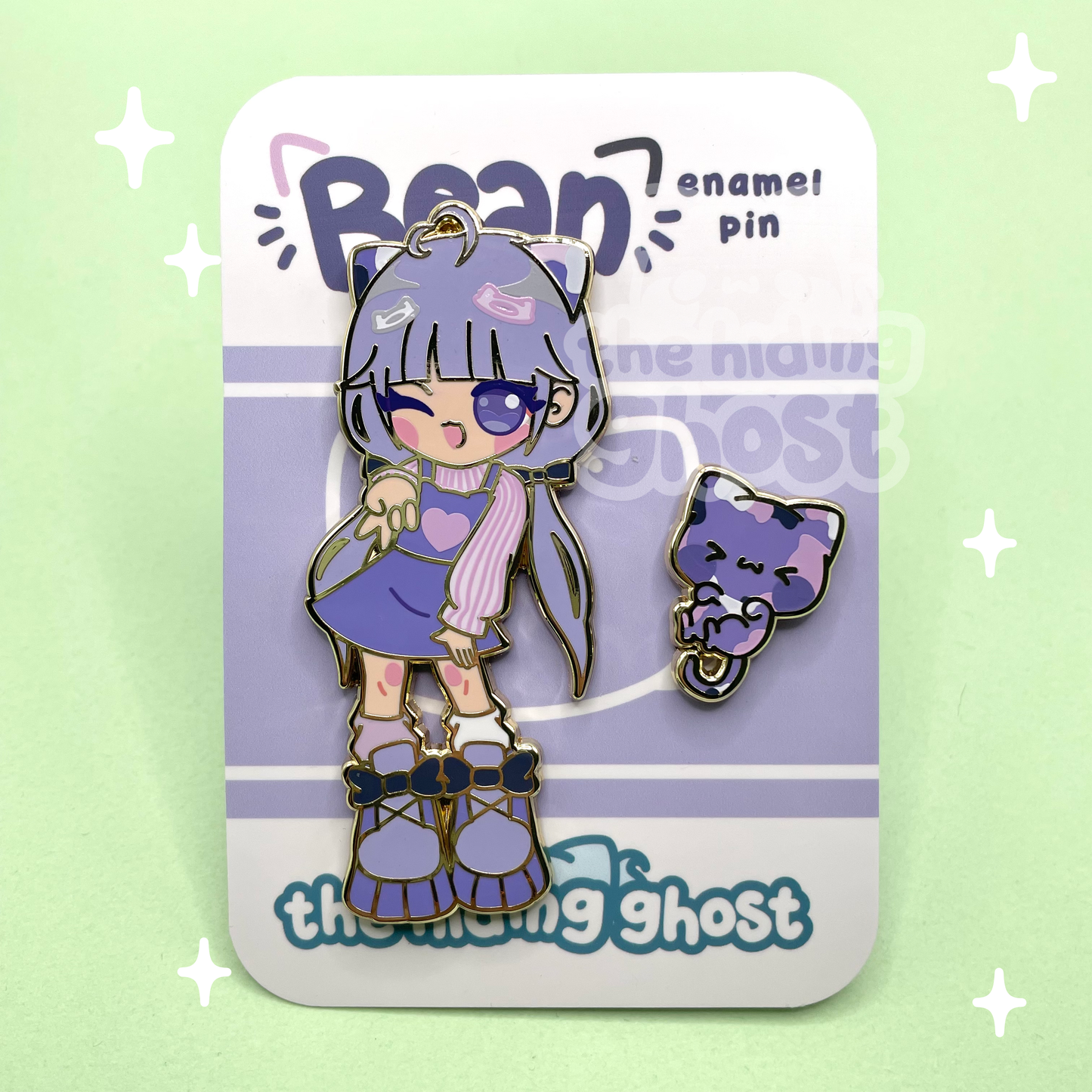 Bean Girl Enamel Pin Set