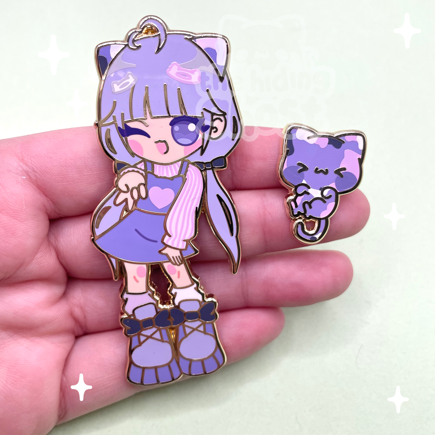 Bean Girl Enamel Pin Set