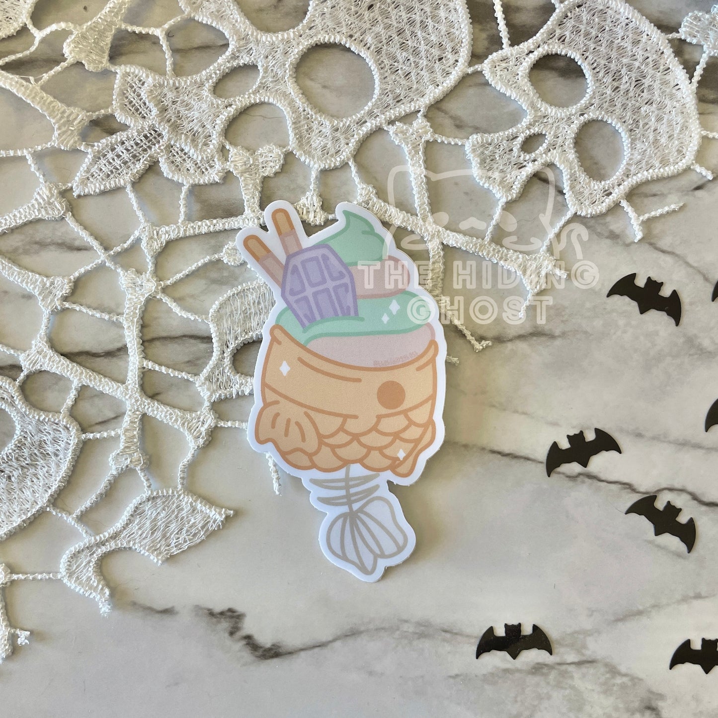 Pastel Spooky Desserts Die Cut Stickers