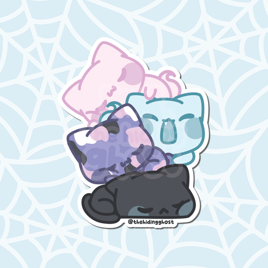 Cat Stack Sticker