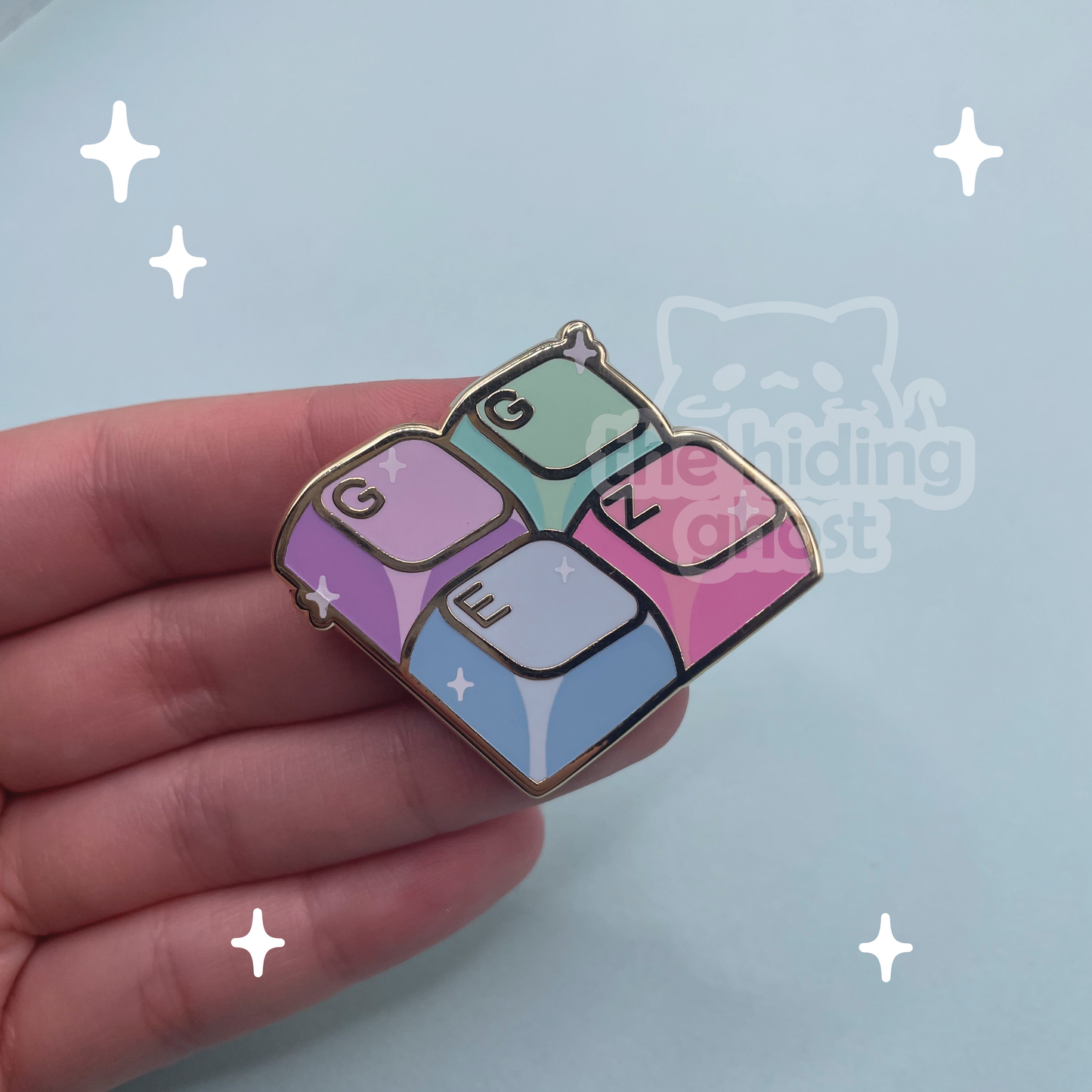 Toxic Keycaps Enamel Pin